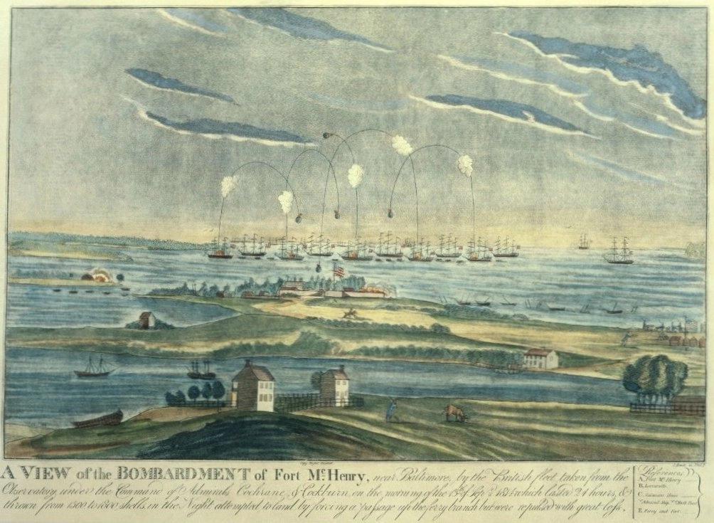 Ft. Henry bombardement 1814 | Dr.frog at en.wikipedia, Public domain, via Wikimedia Commons